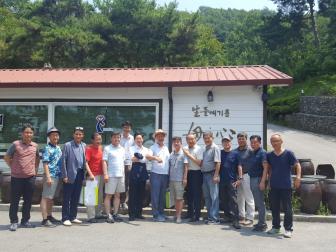 대성고 총동창회 - 충북 음성 코메가 방문(20180721)